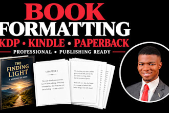 professionally format your paperback book for KDP