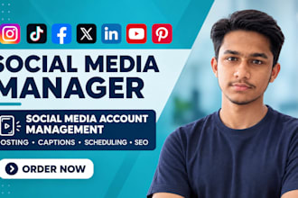 manage your social media accounts and post your content