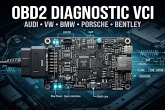 design obd2 diagnostic vci for audi vw bmw porsche and bentiey