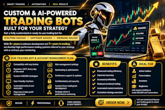 develop a finance xauusd bot, gold trading bot, scalping trading bot,mt5 mt4 bot