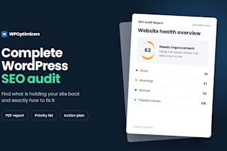 do a complete wordpress SEO audit
