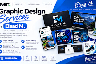 design a modern logo and instagram posts for your brand