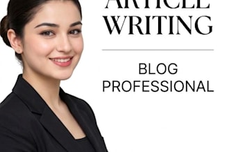 write articles and blog post