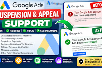 audit your google ads suspension and prepare your appeal