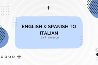 translate english or spanish to italian accurately and fast