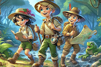 illustrate children book illustration, children book