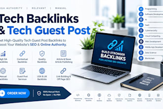 deliver premium tech backlinks through tech guest post