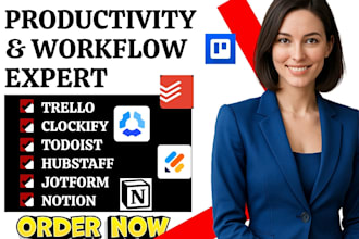 setup clockify github clickup jotform notion todoist trello miro hubstaff crm