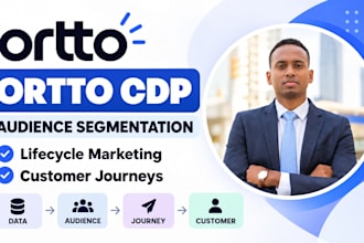 set up ortto cdp audience segmentation lifecycle marketing and customer journeys