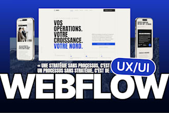 design and build a responsive webflow website
