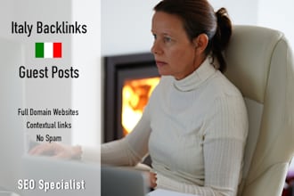 create a italian backlink contextual on IT website