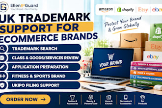 do UK trademark search and trademark application for ecommerce brands