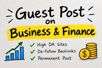 write and publish business and finance guest post