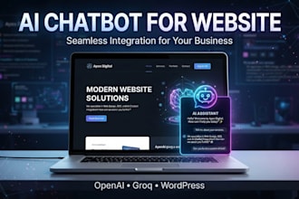 develop an ai chatbot using openai, groq or other ai apis