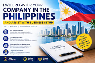 register your company in the philippines and assist with business setup