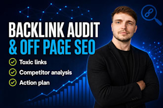 do a backlink audit and off page SEO strategy