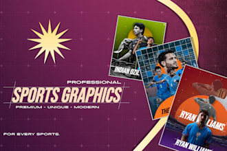 design eyecatching sports posters, banners and flyers