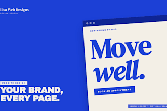 design a professional multi page website for your business