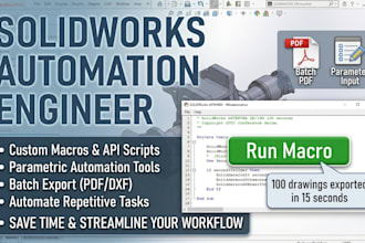 automate your cad models with parameterisation and custom coding