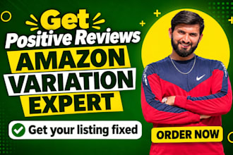 create amazon product listing variation or fix amazon listing