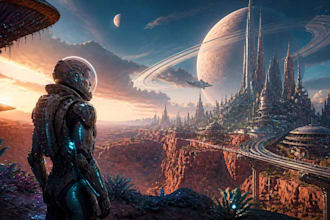sci fi illustration and sci fi art