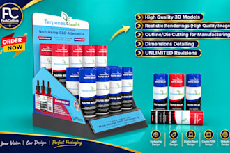 design product display, countertop display, retail display and posm
