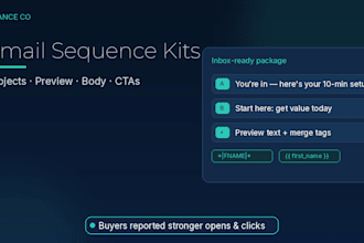 write high converting email sequences with subject lines ctas and merge tags