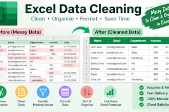 ms excel data cleaning