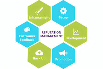 take care of online reputation for technology, real estates, software companies