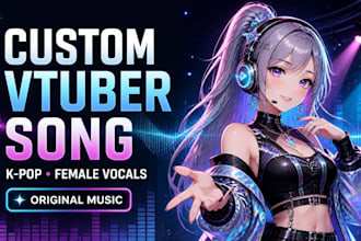 write and produce an original anime opening or ending theme song japanese vocal