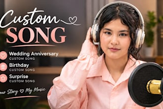 be your female custom country singer, wedding anniversary song, birthday song