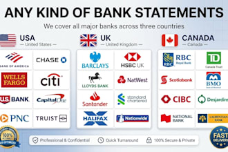 bank statement bank statement bank statement as you need
