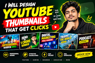 design eye catching youtube thumbnails that get clicks