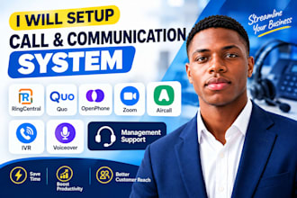 setup ringcentral quo openphone zoom phone aircall IVR