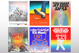 design cool poster for your music, events or campaign
