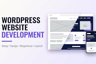 develop a complete wordpress website for your business