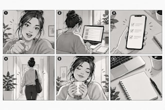 create a professional storyboard for your projects