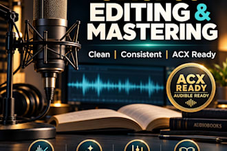 edit and master your audiobook for acx and audible