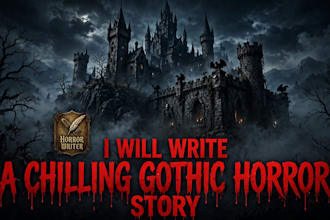 write gothic horror stories, creepypasta and scary scripts