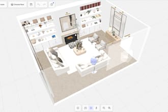 do realistic 3d interior design using homebyme