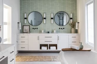 design bathroom layouts custom vanity designs cabinetry elevation and 3d renders