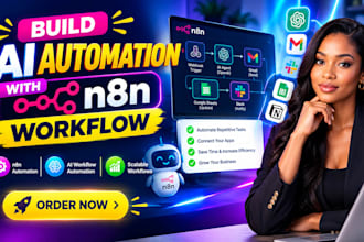 build ai automation with n8n workflow, n8n automation, ai workflow automation