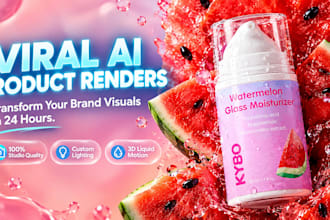 generate commercial ai product photos for skincare and cosmetics