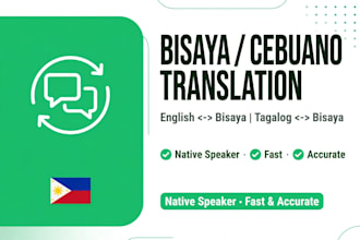translate bisaya cebuano to english and tagalog accurately