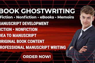 ebook ghostwriting, nonfiction ghostwriting, book writing, manuscript writing
