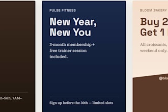 design a professional advertisement poster or flyer