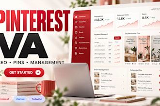 be your pinterest marketing manager and virtual assistant for SEO pins