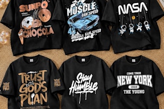 design 3 aesthetic vintage custom t shirt designs