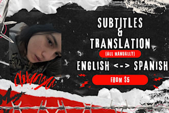 translate and subtitle your videos in english and spanish