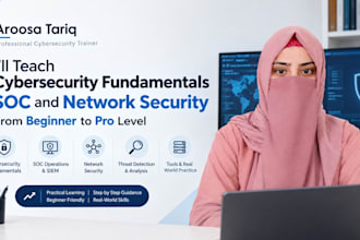 teach cybersecurity fundamentals soc basics and network security